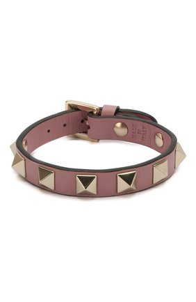 Женский кожаный браслет valentino garavani rockstud VALENTINO розового цвета по цене 13300 руб., арт. QW0J0255VIT | Фото 1 Женский кожаный браслет valentino garavani rockstud VALENTINO розового цвета, арт. QW0J0255VIT | Фото 1