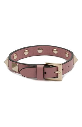 Женский кожаный браслет valentino garavani rockstud VALENTINO розового цвета по цене 13300 руб., арт. QW0J0255VIT | Фото 2 Женский кожаный браслет valentino garavani rockstud VALENTINO розового цвета, арт. QW0J0255VIT | Фото 2