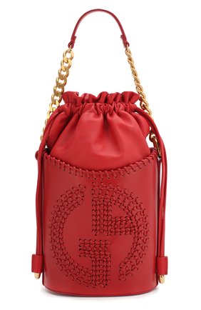 Женская сумка GIORGIO ARMANI красного цвета по цене 112500 руб., арт. Y1E137/YTC5A | Фото 1 Женская сумка GIORGIO ARMANI красного цвета, арт. Y1E137/YTC5A | Фото 1