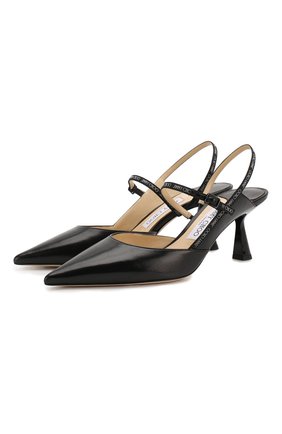 Женская кожаные туфли ray 65 JIMMY CHOO черного цвета по цене 49500 руб., арт. RAY 65/JWR | Фото 1 Женская кожаные туфли ray 65 JIMMY CHOO черного цвета, арт. RAY 65/JWR | Фото 1