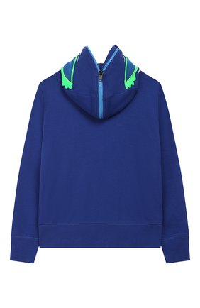 Детский хлопковая толстовка STELLA MCCARTNEY синего цвета по цене 7200 руб., арт. 588432/S0J22 | Фото 2 Детский хлопковая толстовка STELLA MCCARTNEY синего цвета, арт. 588432/S0J22 | Фото 2