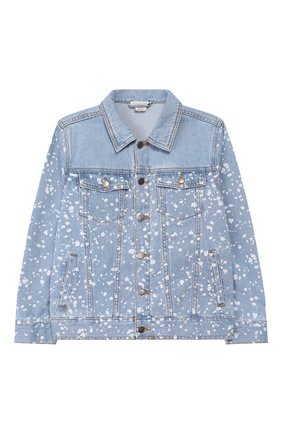 Детского джинсовая куртка STELLA MCCARTNEY голубого цвета по цене 6300 руб., арт. 589433/S0KC0 | Фото 1 Детского джинсовая куртка STELLA MCCARTNEY голубого цвета, арт. 589433/S0KC0 | Фото 1