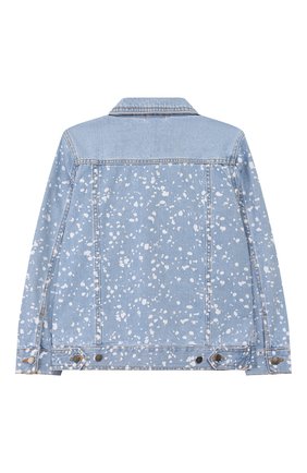 Детского джинсовая куртка STELLA MCCARTNEY голубого цвета по цене 6300 руб., арт. 589433/S0KC0 | Фото 2 Детского джинсовая куртка STELLA MCCARTNEY голубого цвета, арт. 589433/S0KC0 | Фото 2