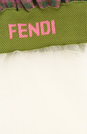 Женские носки FENDI разноцветного цвета по цене 11900 руб., арт. FXZ557 ACUX | Фото 2 Женские носки FENDI разноцветного цвета, арт. FXZ557 ACUX | Фото 2