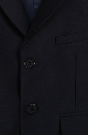 Детский пиджак FENDI темно-синего цвета по цене 67250 руб., арт. BMA103/ABYM/12M-24M | Фото 3 Детский пиджак FENDI темно-синего цвета, арт. BMA103/ABYM/12M-24M | Фото 3