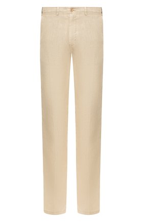 Мужской льняные брюки CORNELIANI бежевого цвета по цене 25600 руб., арт. 854EX5-0120184/00 | Фото 1 Мужской льняные брюки CORNELIANI бежевого цвета, арт. 854EX5-0120184/00 | Фото 1
