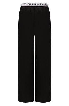 Женские брюки из вискозы ERMANNO ERMANNO SCERVINO черного цвета по цене 23050 руб., арт. 46T PL04 RAS | Фото 1 Женские брюки из вискозы ERMANNO ERMANNO SCERVINO черного цвета, арт. 46T PL04 RAS | Фото 1