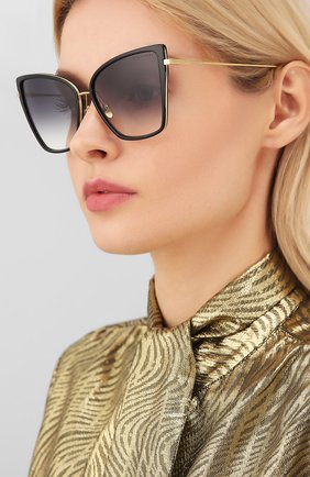 Женские солнцезащитные очки DITA черного цвета по цене 42250 руб., арт. SUNBIRD/21013A | Фото 2 Женские солнцезащитные очки DITA черного цвета, арт. SUNBIRD/21013A | Фото 2