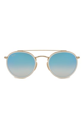 Женские солнцезащитные очки RAY-BAN голубого цвета по цене 12700 руб., арт. 3647N-001/40 | Фото 4 Женские солнцезащитные очки RAY-BAN голубого цвета, арт. 3647N-001/40 | Фото 4