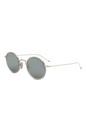 Женские солнцезащитные очки THOM BROWNE серого цвета по цене 52600 руб., арт. TB-906 SUN-03 | Фото 1 Женские солнцезащитные очки THOM BROWNE серого цвета, арт. TB-906 SUN-03 | Фото 1