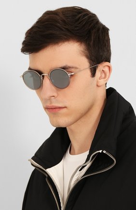 Женские солнцезащитные очки THOM BROWNE серого цвета по цене 52600 руб., арт. TB-906 SUN-03 | Фото 3 Женские солнцезащитные очки THOM BROWNE серого цвета, арт. TB-906 SUN-03 | Фото 3