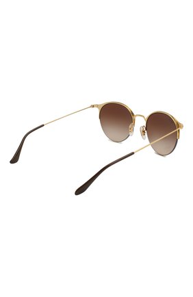 Женские солнцезащитные очки RAY-BAN коричневого цвета по цене 13300 руб., арт. 3578-900913 | Фото 4 Женские солнцезащитные очки RAY-BAN коричневого цвета, арт. 3578-900913 | Фото 4