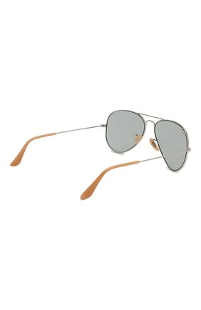 Женские солнцезащитные очки RAY-BAN светло-серого цвета по цене 12900 руб., арт. 3025-9065I5 | Фото 5 Женские солнцезащитные очки RAY-BAN светло-серого цвета, арт. 3025-9065I5 | Фото 5