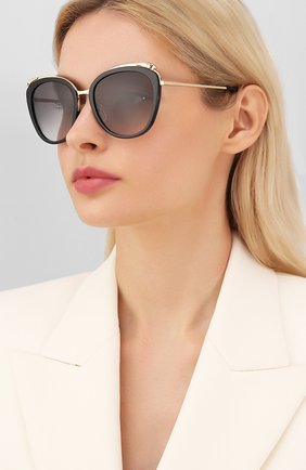Мужские солнцезащитные очки CARTIER черного цвета по цене 54500 руб., арт. CT0150SA 001 | Фото 2 Мужские солнцезащитные очки CARTIER черного цвета, арт. CT0150SA 001 | Фото 2