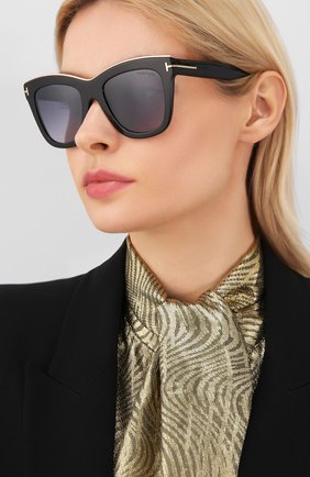Женские солнцезащитные очки TOM FORD черного цвета по цене 23950 руб., арт. TF685 01C | Фото 2 Женские солнцезащитные очки TOM FORD черного цвета, арт. TF685 01C | Фото 2