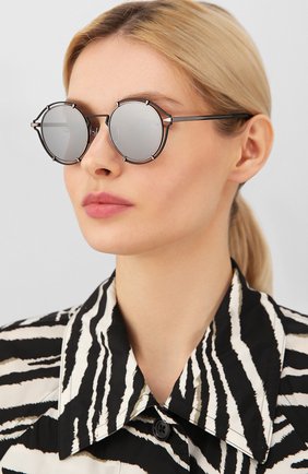 Мужские солнцезащитные очки RAG&BONE черного цвета по цене 25650 руб., арт. RNB1024 ANS | Фото 2 Мужские солнцезащитные очки RAG&BONE черного цвета, арт. RNB1024 ANS | Фото 2