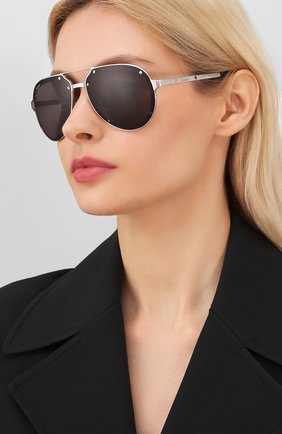 Мужские солнцезащитные очки CARTIER черного цвета по цене 76100 руб., арт. CT0195 001 | Фото 2 Мужские солнцезащитные очки CARTIER черного цвета, арт. CT0195 001 | Фото 2