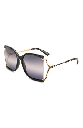 Женские солнцезащитные очки GUCCI черного цвета по цене 32500 руб., арт. GG0592S 002 | Фото 1 Женские солнцезащитные очки GUCCI черного цвета, арт. GG0592S 002 | Фото 1