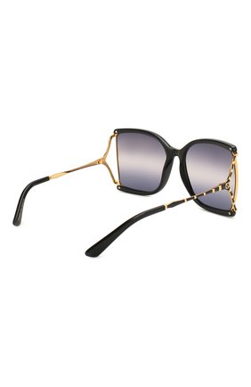 Женские солнцезащитные очки GUCCI черного цвета по цене 32500 руб., арт. GG0592S 002 | Фото 4 Женские солнцезащитные очки GUCCI черного цвета, арт. GG0592S 002 | Фото 4