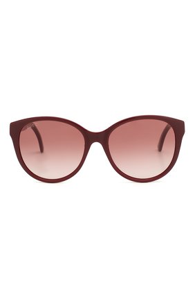 Женские солнцезащитные очки GUCCI бордового цвета по цене 21100 руб., арт. GG0631S 003 | Фото 3 Женские солнцезащитные очки GUCCI бордового цвета, арт. GG0631S 003 | Фото 3