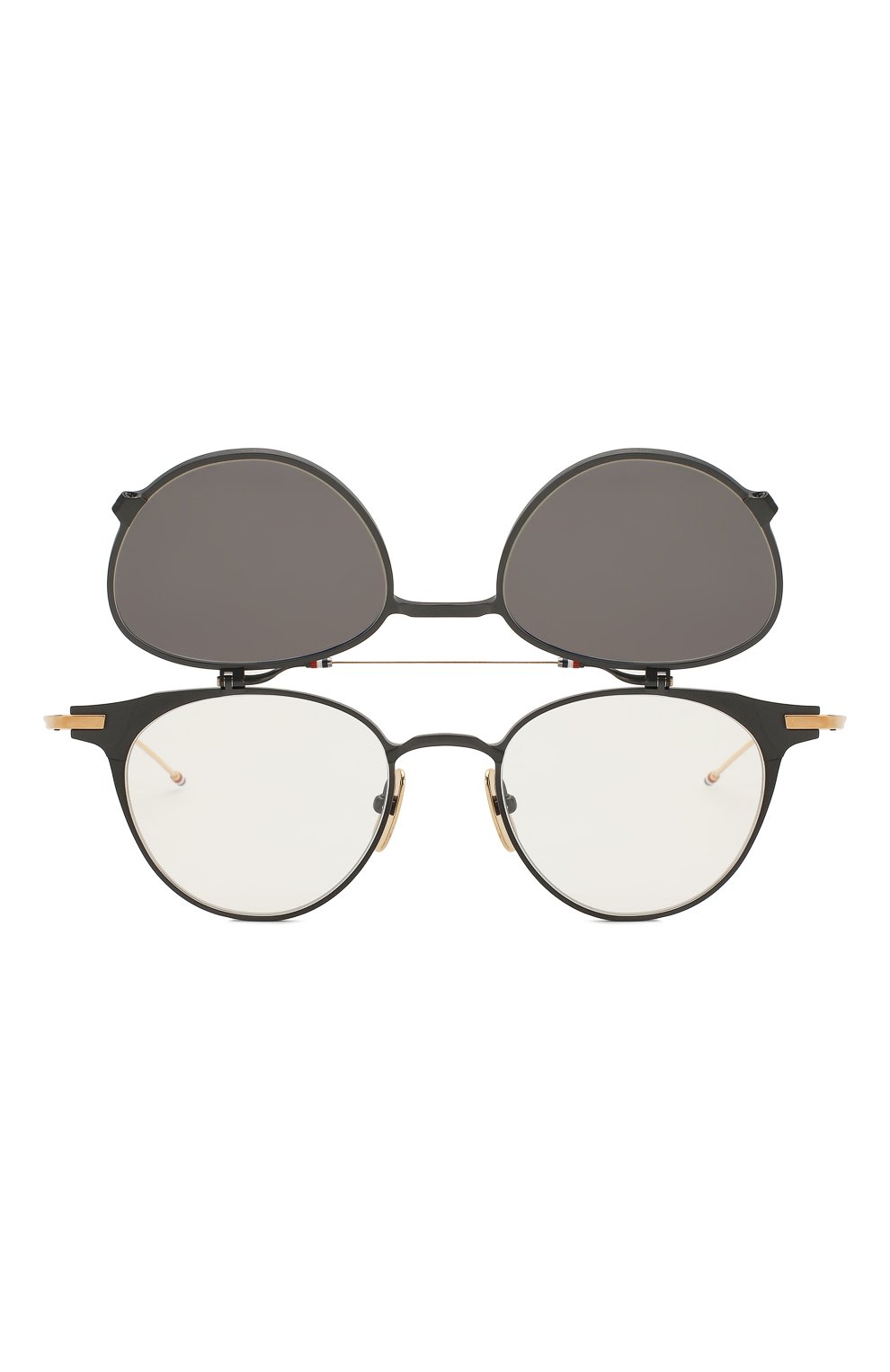 Женские солнцезащитные очки THOM BROWNE серого цвета по цене 78200 руб., арт. TB-814-01 | Фото 6 Женские солнцезащитные очки THOM BROWNE серого цвета, арт. TB-814-01 | Фото 6