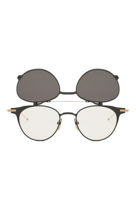 Женские солнцезащитные очки THOM BROWNE серого цвета по цене 78200 руб., арт. TB-814-01 | Фото 6 Женские солнцезащитные очки THOM BROWNE серого цвета, арт. TB-814-01 | Фото 6