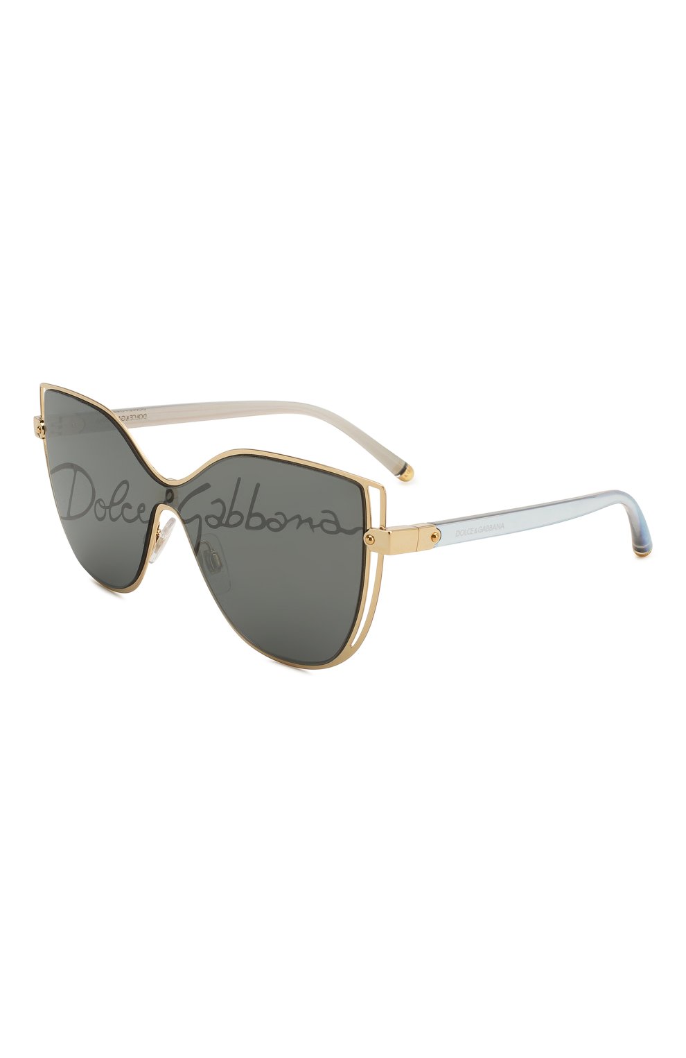 Женские солнцезащитные очки DOLCE & GABBANA золотого цвета, арт. 2236-02/P | Фото 1