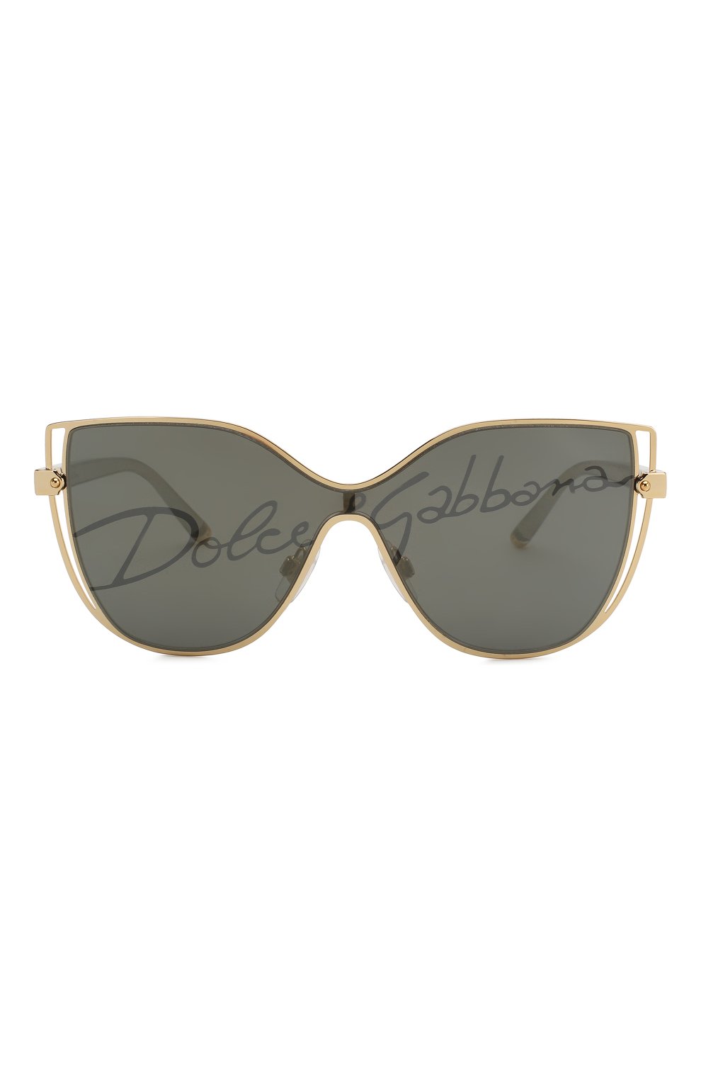 Женские солнцезащитные очки DOLCE & GABBANA золотого цвета по цене 16300 руб., арт. 2236-02/P | Фото 3 Женские солнцезащитные очки DOLCE & GABBANA золотого цвета, арт. 2236-02/P | Фото 3