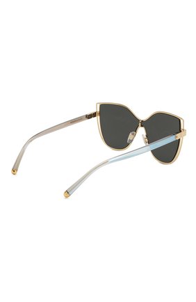 Женские солнцезащитные очки DOLCE & GABBANA золотого цвета по цене 16300 руб., арт. 2236-02/P | Фото 4 Женские солнцезащитные очки DOLCE & GABBANA золотого цвета, арт. 2236-02/P | Фото 4