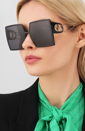 Женские солнцезащитные очки DIOR черного цвета по цене 33000 руб., арт. 30M0NTAIGNE 807 2K | Фото 2 Женские солнцезащитные очки DIOR черного цвета, арт. 30M0NTAIGNE 807 2K | Фото 2