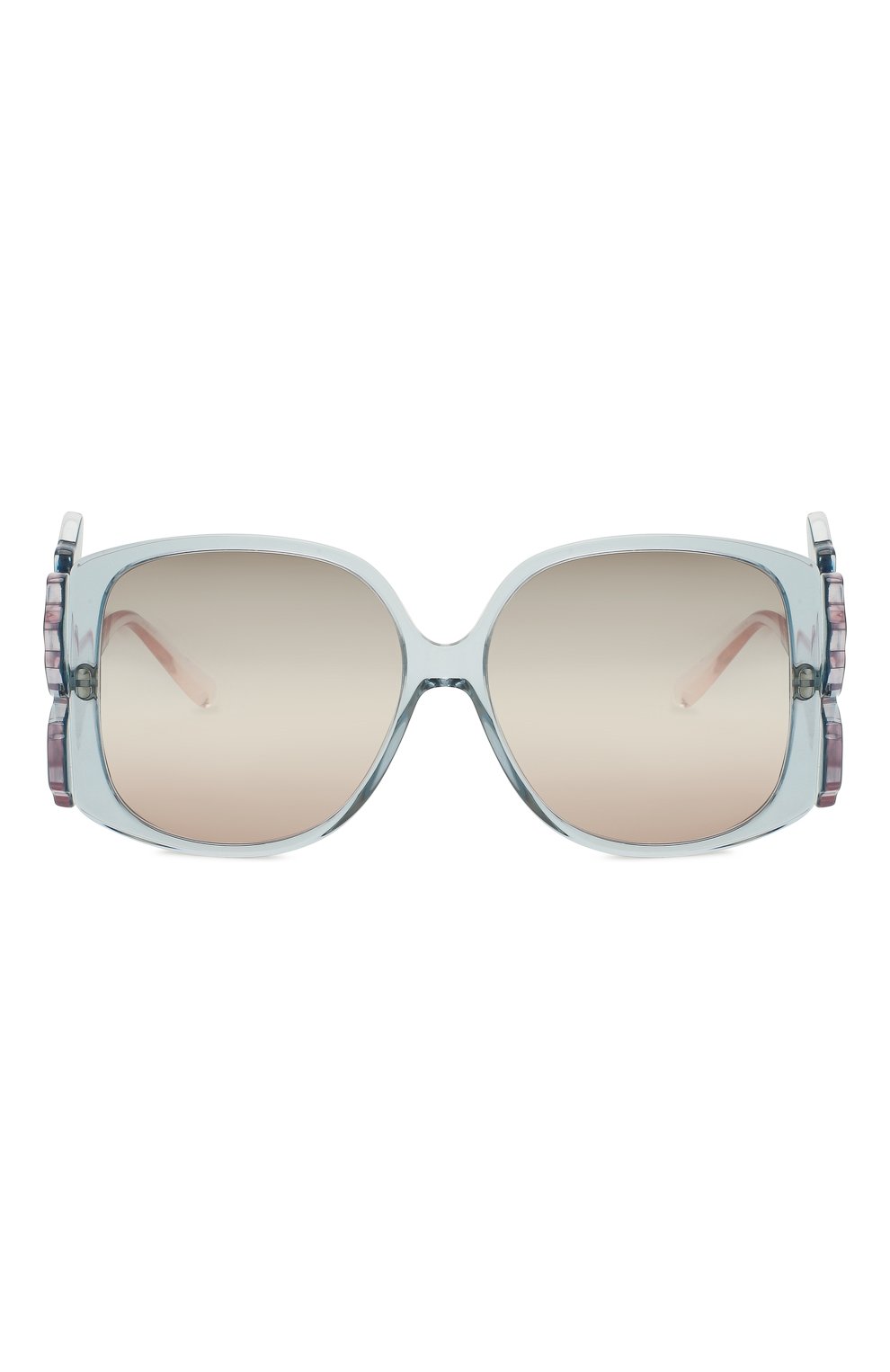 Женские солнцезащитные очки GIORGIO ARMANI голубого цвета по цене 21700 руб., арт. 8137-5855K7 | Фото 3 Женские солнцезащитные очки GIORGIO ARMANI голубого цвета, арт. 8137-5855K7 | Фото 3