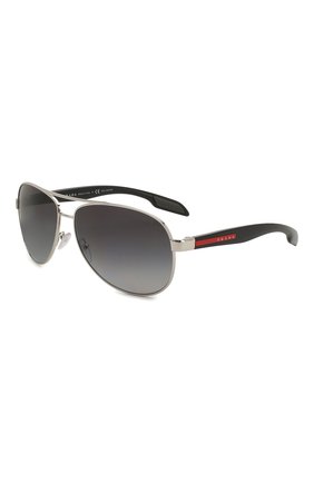 Мужские солнцезащитные очки PRADA LINEA ROSSA черного цвета по цене 17900 руб., арт. 53PS-1BC5W1 | Фото 1 Мужские солнцезащитные очки PRADA LINEA ROSSA черного цвета, арт. 53PS-1BC5W1 | Фото 1