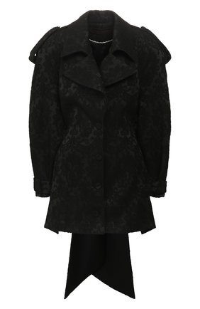 Женский плащ ULYANA SERGEENKO черного цвета по цене 215000 руб., арт. MNC001FW19P (1890т19) | Фото 1 Женский плащ ULYANA SERGEENKO черного цвета, арт. MNC001FW19P (1890т19) | Фото 1