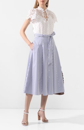Женская хлопковая блузка POLO RALPH LAUREN белого цвета по цене 21550 руб., арт. 211792572 | Фото 2 Женская хлопковая блузка POLO RALPH LAUREN белого цвета, арт. 211792572 | Фото 2