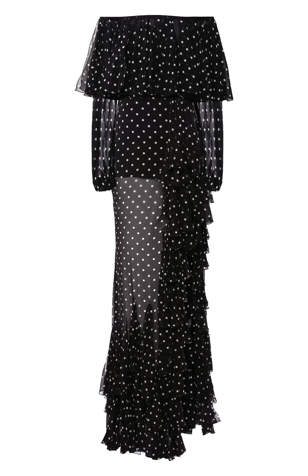 Платья Balmain, Шелковое платье Balmain, Мадагаскар, Чёрный, Подкладка-шелк: 100%; Шелк: 100%;, 11115324  - купить