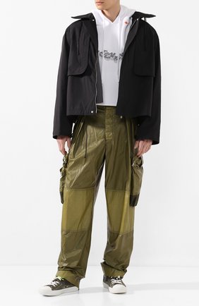 Мужская куртка JIL SANDER черного цвета по цене 97400 руб., арт. JSMQ420101-MQ450800 | Фото 2 Мужская куртка JIL SANDER черного цвета, арт. JSMQ420101-MQ450800 | Фото 2