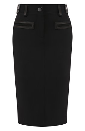 Женская шерстяная юбка TOM FORD черного цвета по цене 159000 руб., арт. GC5508-FAX236 | Фото 1 Женская шерстяная юбка TOM FORD черного цвета, арт. GC5508-FAX236 | Фото 1
