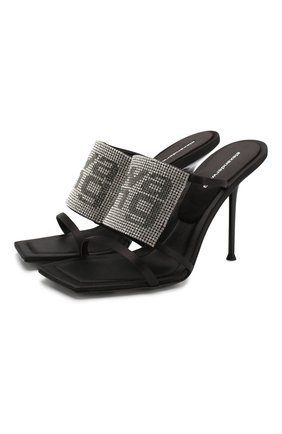 Женские текстильные мюли julie ALEXANDER WANG черного цвета по цене 69350 руб., арт. 30C120P093 | Фото 1 Женские текстильные мюли julie ALEXANDER WANG черного цвета, арт. 30C120P093 | Фото 1