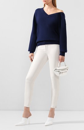 Женские кожаные брюки J BRAND белого цвета по цене 89950 руб., арт. JB002811 | Фото 2 Женские кожаные брюки J BRAND белого цвета, арт. JB002811 | Фото 2