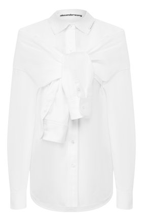 Женская хлопковая рубашка ALEXANDER WANG белого цвета по цене 66500 руб., арт. 1WC1201317 | Фото 1 Женская хлопковая рубашка ALEXANDER WANG белого цвета, арт. 1WC1201317 | Фото 1