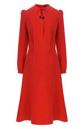 Женское шелковое платье GIORGIO ARMANI красного цвета по цене 221500 руб., арт. 0SHVA04Z/T01HI | Фото 1 Женское шелковое платье GIORGIO ARMANI красного цвета, арт. 0SHVA04Z/T01HI | Фото 1