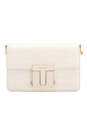 Женская сумка из кожа аллигатора TOM FORD белого цвета по цене 1190000 руб., арт. L1262E-EAL001/AMIS | Фото 1 Женская сумка из кожа аллигатора TOM FORD белого цвета, арт. L1262E-EAL001/AMIS | Фото 1