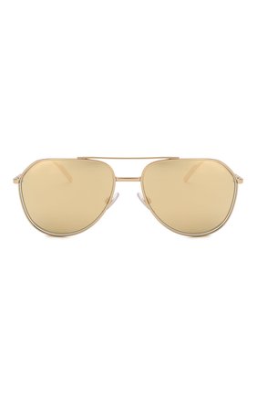 Женские солнцезащитные очки DOLCE & GABBANA золотого цвета по цене 50600 руб., арт. 2166-K02/F9 | Фото 4 Женские солнцезащитные очки DOLCE & GABBANA золотого цвета, арт. 2166-K02/F9 | Фото 4