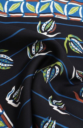 Мужской шелковый платок ETON синего цвета, арт. A000 32489 | Фото 2 (Материал: Текстиль, Шелк)