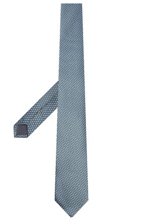 Мужской шелковый галстук ETON бирюзового цвета, арт. A000 32476 | Фото 2 (Материал: Текстиль, Шелк; Принт: С принтом)