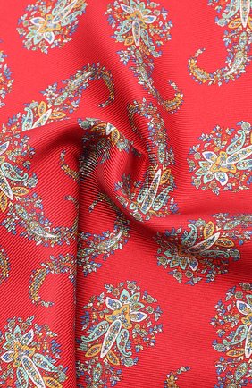 Мужской шелковый платок ETON красного цвета, арт. A000 32463 | Фото 2 (Материал: Текстиль, Шелк)