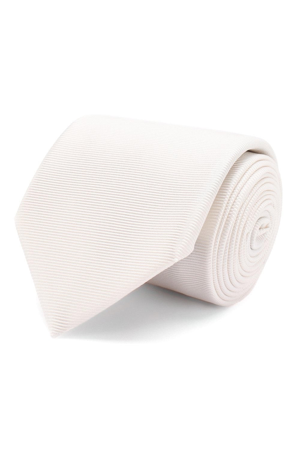 Мужской шелковый галстук ETON белого цвета, арт. A000 32318 | Фото 1 (Материал: Текстиль, Шелк; Принт: Без принта)