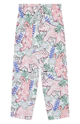 Детские хлопковые брюки KENZO разноцветного цвета по цене 10700 руб., арт. KQ22028 | Фото 1 Детские хлопковые брюки KENZO разноцветного цвета, арт. KQ22028 | Фото 1