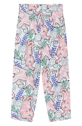 Детские хлопковые брюки KENZO разноцветного цвета по цене 10700 руб., арт. KQ22028 | Фото 2 Детские хлопковые брюки KENZO разноцветного цвета, арт. KQ22028 | Фото 2