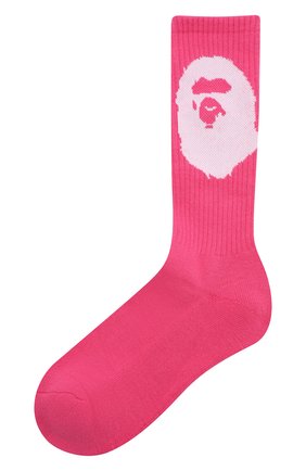 Мужские хлопковые носки BAPE красного цвета по цене 2485 руб., арт. 1G30183003 | Фото 1 Мужские хлопковые носки BAPE красного цвета, арт. 1G30183003 | Фото 1